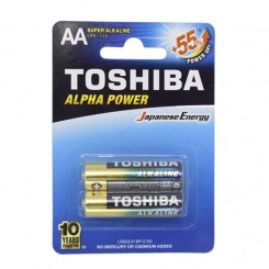 باتری قلمی سوپر آلکالاین توشیبا مدل Alpha Power