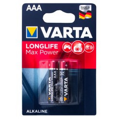 باتری قلمی وارتا مدلLongLife max power Alkaline AA بسته 2 عددی