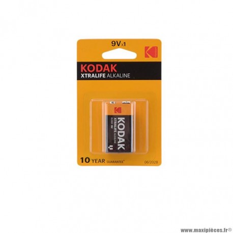 باتری آلکالاین کداک مدل kodak xtralife alkaline 9v