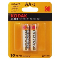 باتری اولترا آلکالاین کداک مدل kodak ultra alkaline AAx2