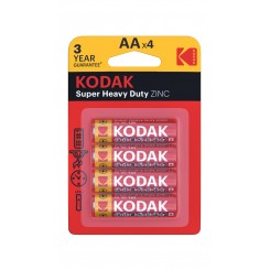 باتری زینک کداک مدل kodak Super Heavy Duty ZINC AAx4