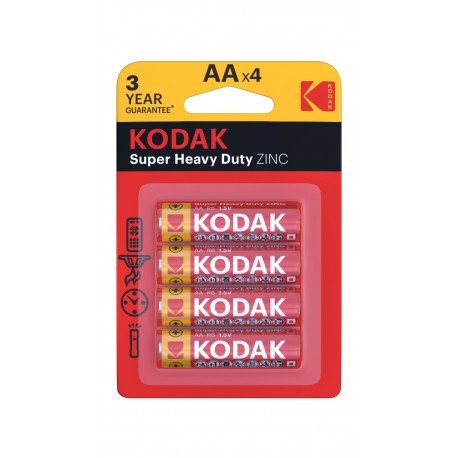 باتری زینک کداک مدل kodak Super Heavy Duty ZINC AAx2