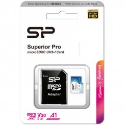 کارت حافظه سیلیکون پاور Micro SDXD Superior Pro U3 V30 100Mb/s کلاس 10 ظرفیت 64 گیگابایت