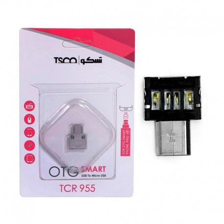 تبدیل OTG Micro USB به USB و کارت خوان تسکو مدل TCR 955C