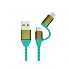 کابل شارژ و ديتاي USB به اندرويد و اپل دوسر TCA 101