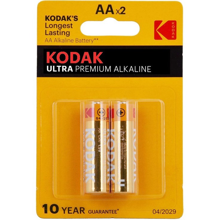 باتری اولترا آلکالاین کداک مدل kodak ultra alkaline AAAx2