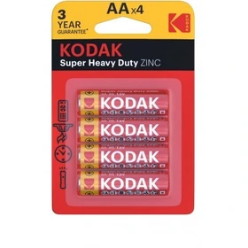 باتری زینک کداک مدل  kodak Super Heavy Duty ZINC AAx4