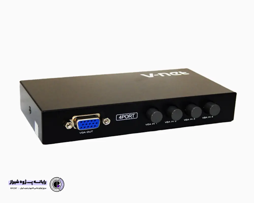 دیتاسوئیچ چهار پورت VGA وی نت