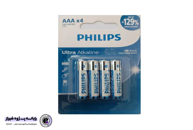 BATTERY PHILIPS AAA SIZE 4PCS ULTRA ALKALIN