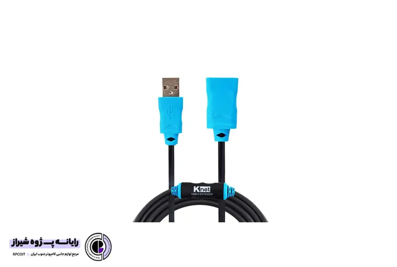 کابل افزایش طول USB 2.0 طول 10 متر کی نت