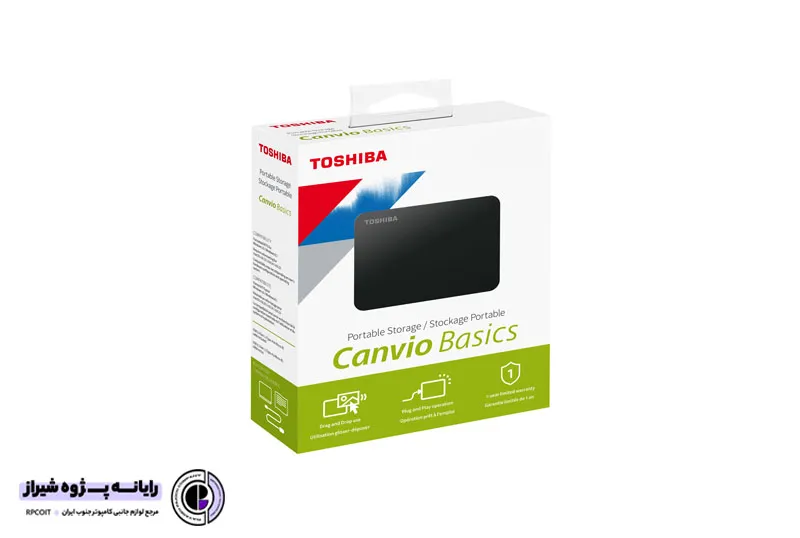 هارددیسک اکسترنال توشیبا مدل Canvio Basics ظرفیت 1 ترابایت