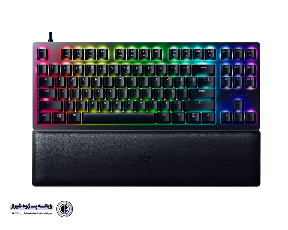 کیبورد مخصوص بازی ریزر مدل (Red)Razer Huntsman V2 Tenkeyless - Linear Optical Switch