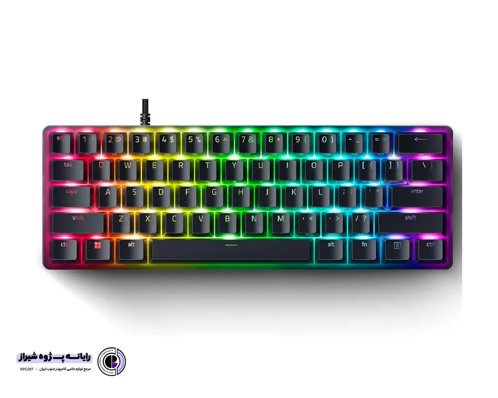 کیبورد سیمی گیمینگ Razer مدل Huntsman Mini Analog