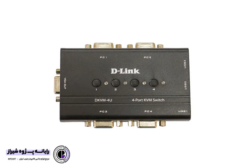 سوییچ 4 پورت USB KVM دی-لینک مدل DKVM-4U