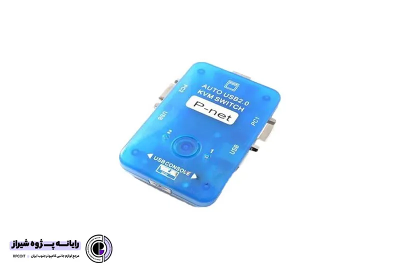 سوییچ KVM دو پورت پی نت مدل Auto USB