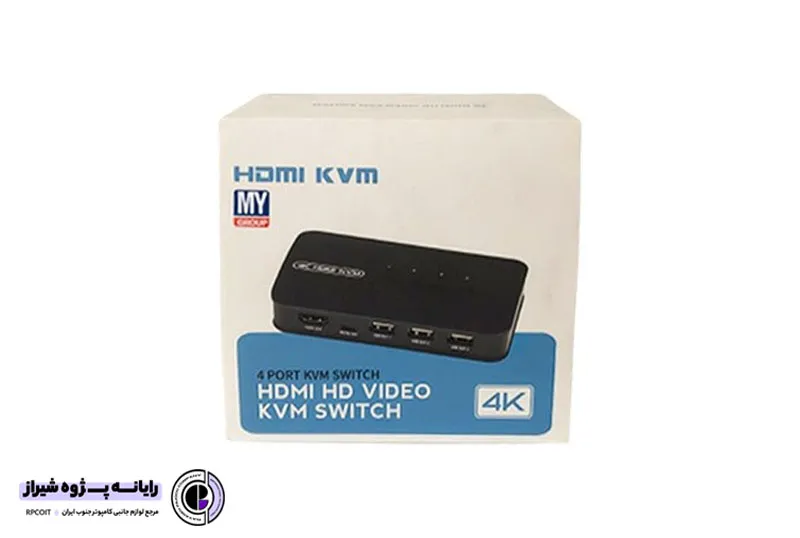 سوییچ 4 پورت KVM HDMI مدل HK401 پی نت