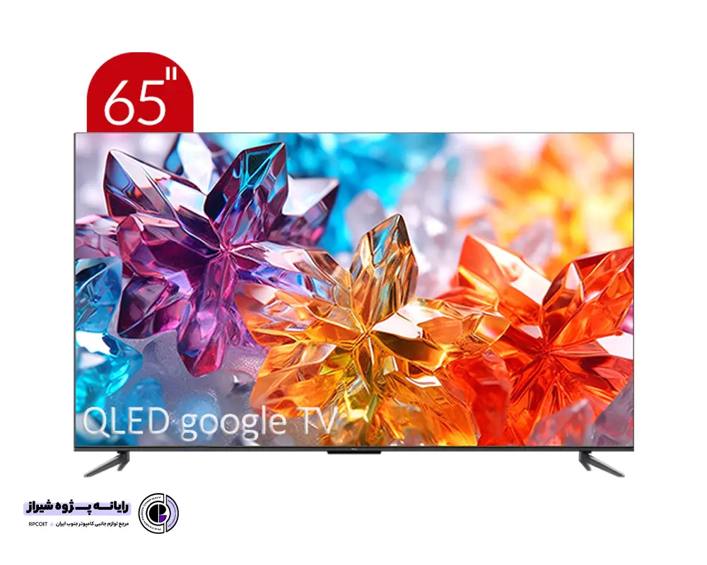 تلویزیون QLED UHD 4K هوشمند google TV تی سی ال مدل C645 سایز 65 اینچ