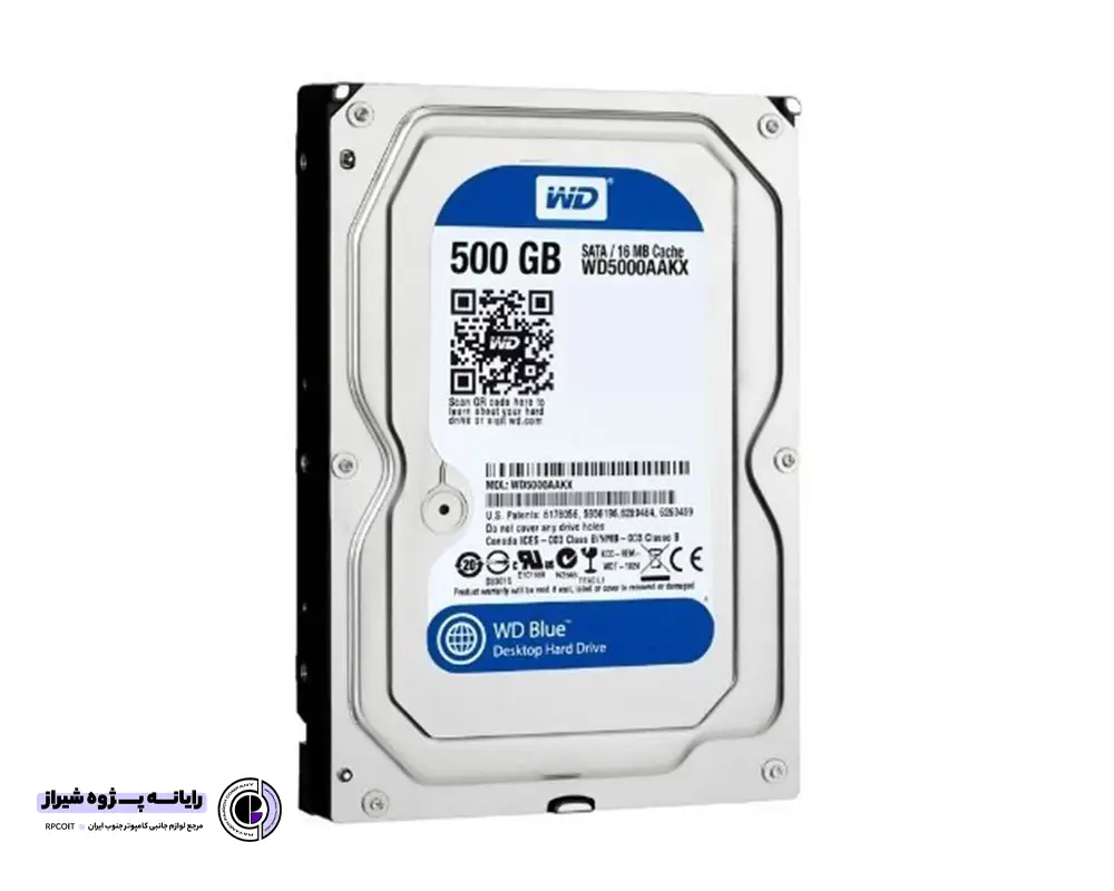 هارد دیسک اینترنال وسترن دیجیتال WD BLUE ظرفیت 500 گیگابایت