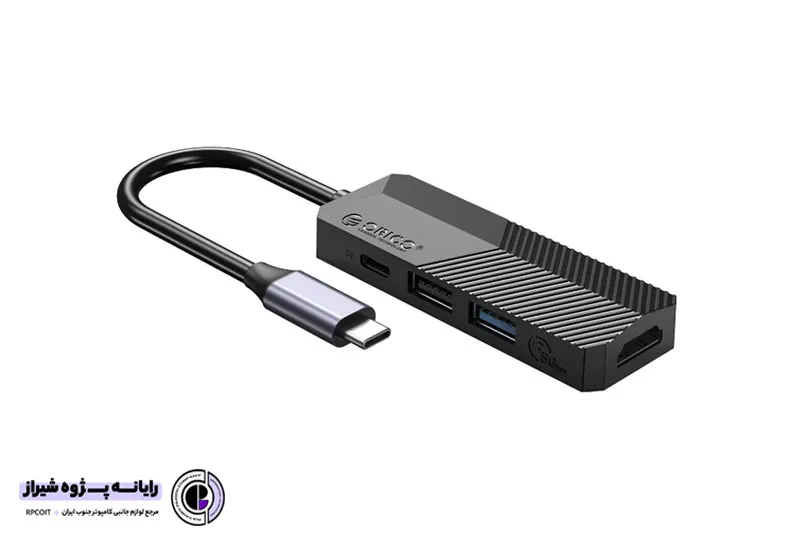 هاب و داک استیشن USB-C چهار پورت اوریکو مدل MDK-4P