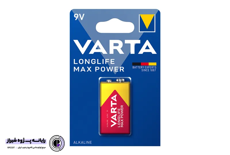 باتری 9V کتابی وارتا Longlife Max Power