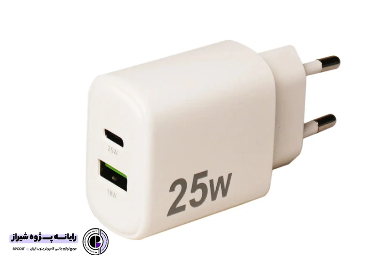 شارژر موبایل 25 وات کی نت مدل K-WCUAUC25W