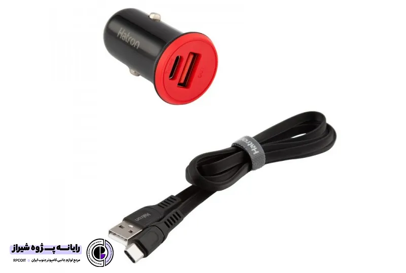 شارژر فندکی هترون مدل Hatron HCC2181PQ QC3.0 PD 3A 20W