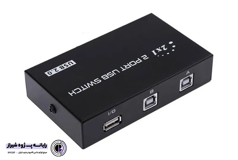 دیتا سوییچ دستی 2 به 1 پورت USB برند VENTOLINK