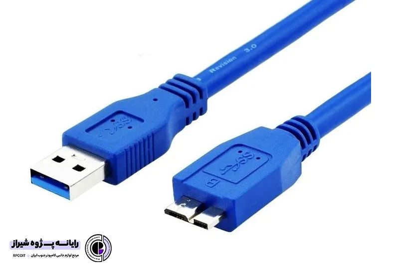 کابل هارد 0.6 متری Micro B به USB کی نت