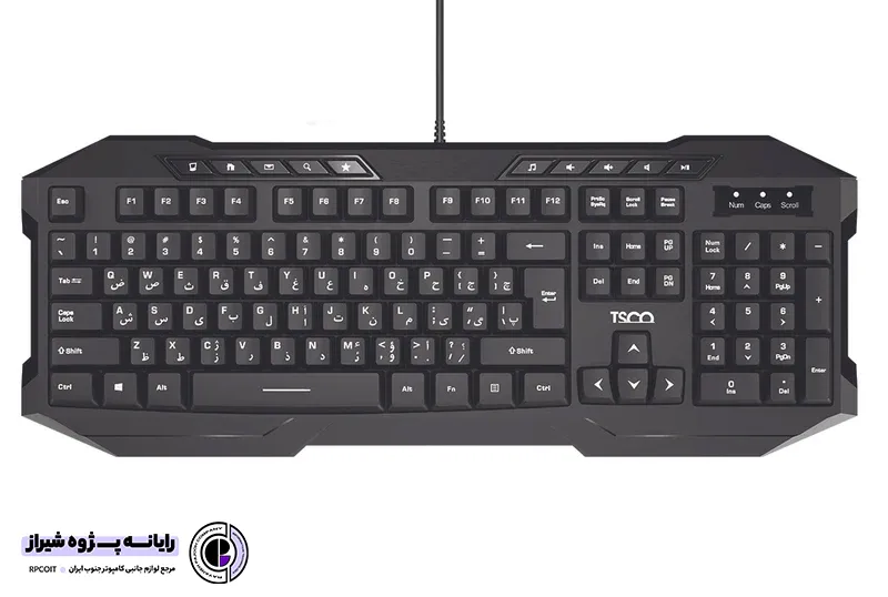 کیبورد سیمی تسکو مدل TK-8042