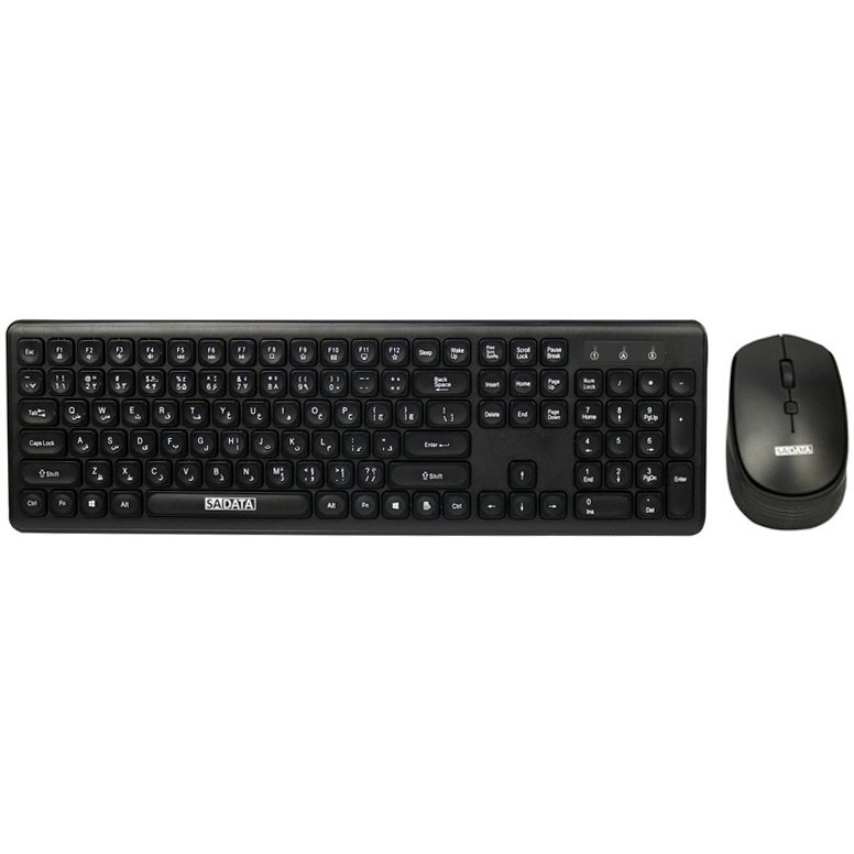 کیبورد و ماوس بیسیم سادیتا مدل SK-3401W