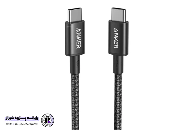 کابل شارژ انکر مدل A8757 طول ۱.۸ متر توان ۱۰۰ وات