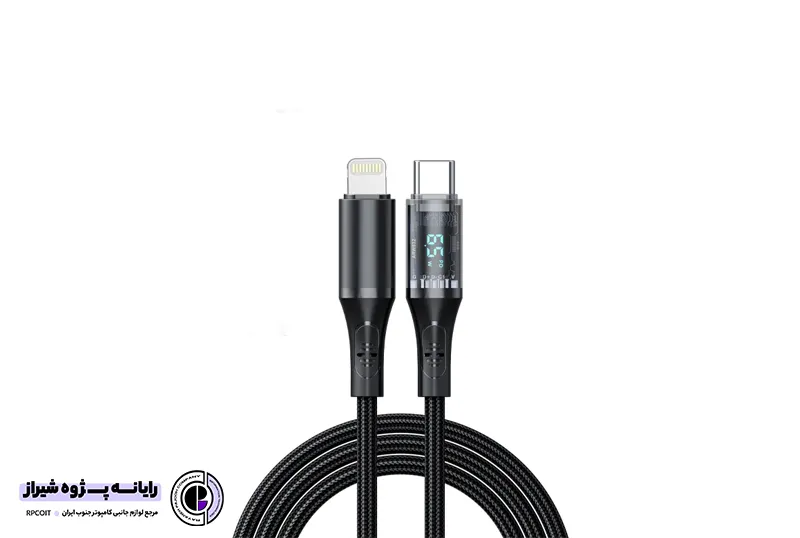 کابل USB-C به لایتنینگ هترون مدل HC612IDB طول 1 متر