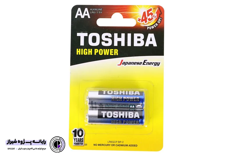 باتری قلمی توشیبا پک 2 عددی