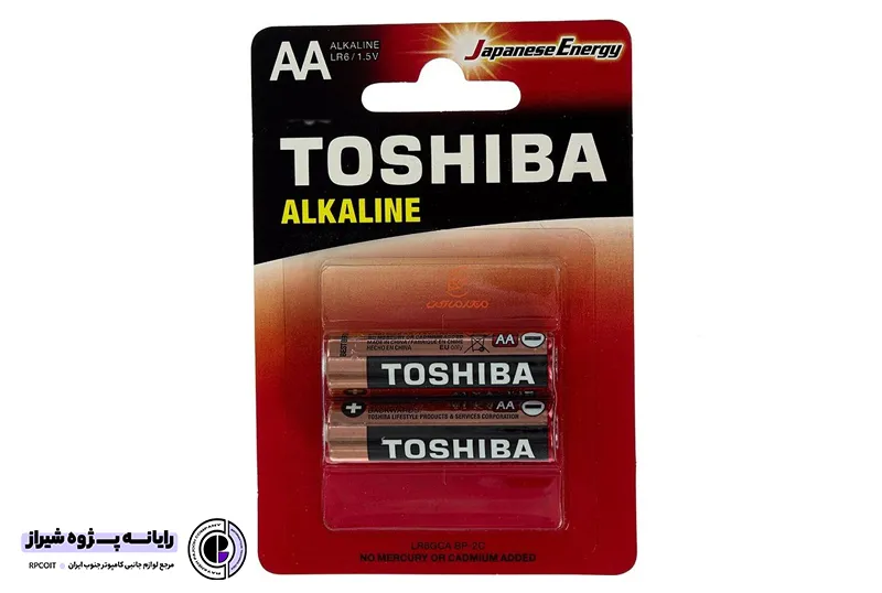 باتری نیم قلمی توشیبا پک 2 عددی