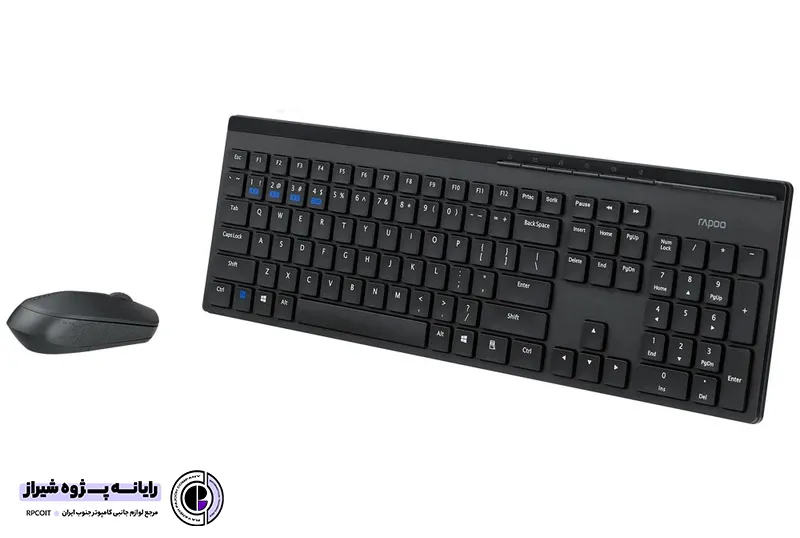 کیبورد و ماوس بی سیم رپو مدل RAPOO 8110M